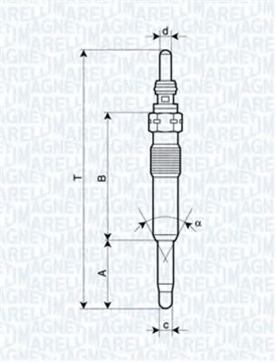 MAGNETI MARELLI 062900071304 Свеча накаливания для DACIA SANDERO (Дача Сандэро) MAGNETI MARELLI 062900071304 Свеча накаливания для DACIA SANDERO (Дача Сандэро)