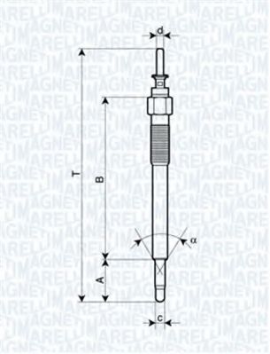 MAGNETI MARELLI 062900076304 Свеча накаливания для HONDA CIVIC VII (Хонда Цивик 7) MAGNETI MARELLI 062900076304 Свеча накаливания для HONDA CIVIC VII (Хонда Цивик 7)