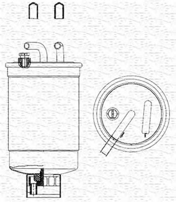 MAGNETI MARELLI 213908514000 Топливный фильтр для FORD MONDEO (Форд Мондэо) MAGNETI MARELLI 213908514000 Топливный фильтр для FORD MONDEO (Форд Мондэо)
