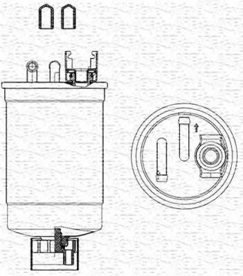 MAGNETI MARELLI 213908516000 Топливный фильтр для SKODA (Шкода) MAGNETI MARELLI 213908516000 Топливный фильтр для SKODA (Шкода)