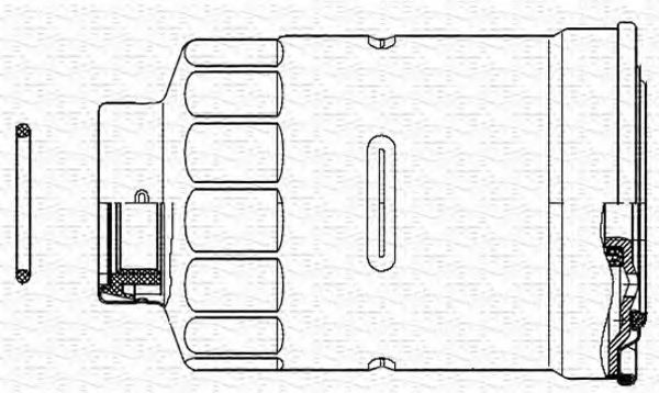 MAGNETI MARELLI 213908525000 Топливный фильтр для MAZDA BOUNTY (Мазда Боунтъ) MAGNETI MARELLI 213908525000 Топливный фильтр для MAZDA BOUNTY (Мазда Боунтъ)