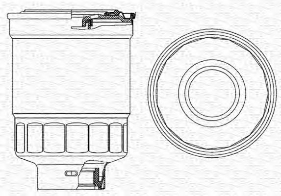 MAGNETI MARELLI 213908527000 Топливный фильтр для NISSAN (Ниссан) MAGNETI MARELLI 213908527000 Топливный фильтр для NISSAN (Ниссан)