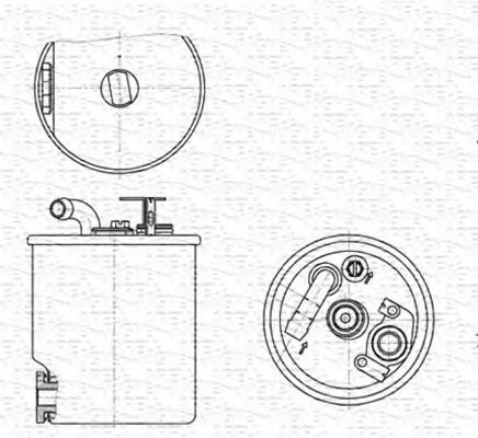 MAGNETI MARELLI 213908531000 Топливный фильтр для MERCEDES-BENZ SPRINTER 3-T (Мэрcэдэс-бэнз Спринтэр 3-т) MAGNETI MARELLI 213908531000 Топливный фильтр для MERCEDES-BENZ SPRINTER 3-T (Мэрcэдэс-бэнз Спринтэр 3-т)