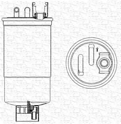 MAGNETI MARELLI 213908547000 Топливный фильтр для VOLKSWAGEN JETTA III (Фольксваген Джетта 3) MAGNETI MARELLI 213908547000 Топливный фильтр для VOLKSWAGEN JETTA III (Фольксваген Джетта 3)
