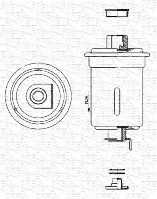 MAGNETI MARELLI 213908905500 Топливный фильтр для MITSUBISHI CHARIOT (Митсубиши/митсубиси Чариот) MAGNETI MARELLI 213908905500 Топливный фильтр для MITSUBISHI CHARIOT (Митсубиши/митсубиси Чариот)