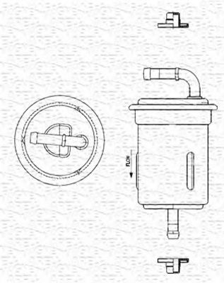 MAGNETI MARELLI 213908909000 Топливный фильтр для MAZDA EUNOS 500 (Мазда Эунос 500) MAGNETI MARELLI 213908909000 Топливный фильтр для MAZDA EUNOS 500 (Мазда Эунос 500)