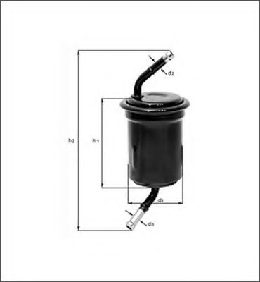 MAGNETI MARELLI 154703504040 Топливный фильтр для SUZUKI (Сузуки) MAGNETI MARELLI 154703504040 Топливный фильтр для SUZUKI (Сузуки)