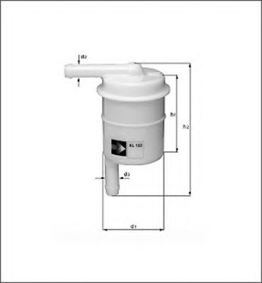 MAGNETI MARELLI 154096315810 Топливный фильтр для NISSAN (Ниссан) MAGNETI MARELLI 154096315810 Топливный фильтр для NISSAN (Ниссан)