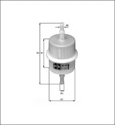MAGNETI MARELLI 154087186030 Топливный фильтр для PEUGEOT 106 (Пежо 106) MAGNETI MARELLI 154087186030 Топливный фильтр для PEUGEOT 106 (Пежо 106)