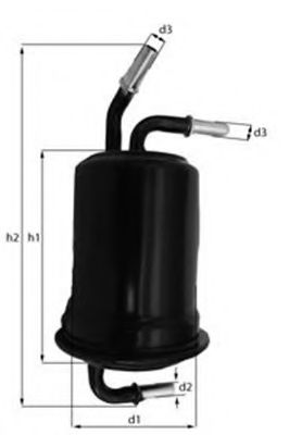 MAGNETI MARELLI 154703251030 Топливный фильтр для KIA RIO II (Киа Рио 2) MAGNETI MARELLI 154703251030 Топливный фильтр для KIA RIO II (Киа Рио 2)
