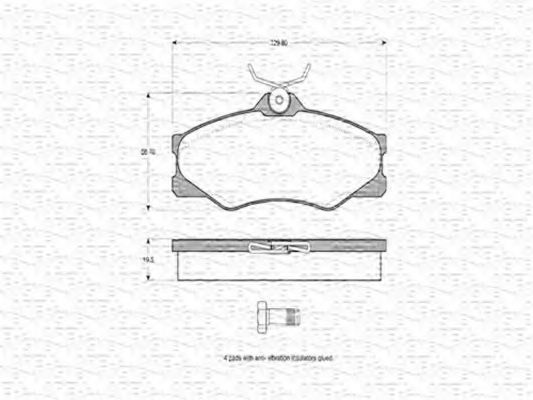 MAGNETI MARELLI 363702160209 Тормозные колодки для VOLKSWAGEN T3 CARAVELLE (Фольксваген Т3 cараvэллэ) MAGNETI MARELLI 363702160209 Тормозные колодки для VOLKSWAGEN T3 CARAVELLE (Фольксваген Т3 cараvэллэ)