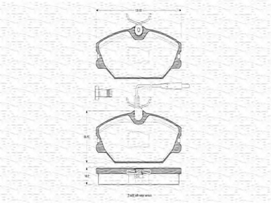 MAGNETI MARELLI 363702160326 Тормозные колодки для RENAULT SCNIC I (Рено Сценик и) MAGNETI MARELLI 363702160326 Тормозные колодки для RENAULT SCNIC I (Рено Сценик и)