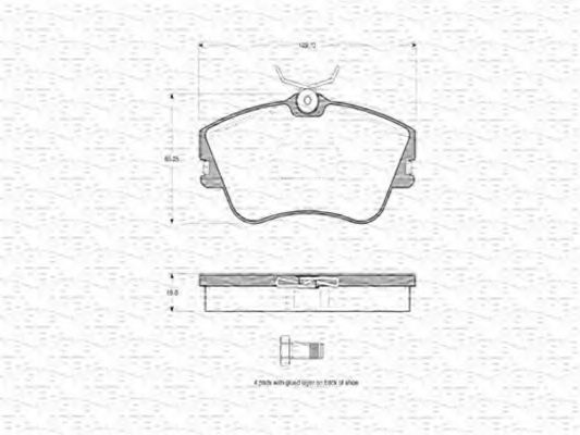 MAGNETI MARELLI 363702160347 Тормозные колодки для VOLKSWAGEN (Фольксваген) MAGNETI MARELLI 363702160347 Тормозные колодки для VOLKSWAGEN (Фольксваген)