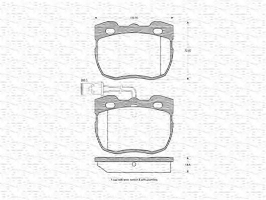 MAGNETI MARELLI 363702160558 Тормозные колодки для LAND ROVER DEFENDER (Ленд ровер/лэнд ровер Дэфэндэр) MAGNETI MARELLI 363702160558 Тормозные колодки для LAND ROVER DEFENDER (Ленд ровер/лэнд ровер Дэфэндэр)