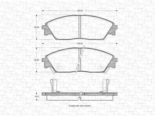 MAGNETI MARELLI 363702160903 Тормозные колодки для HONDA PRELUDE III (Хонда Прэлудэ 3) MAGNETI MARELLI 363702160903 Тормозные колодки для HONDA PRELUDE III (Хонда Прэлудэ 3)