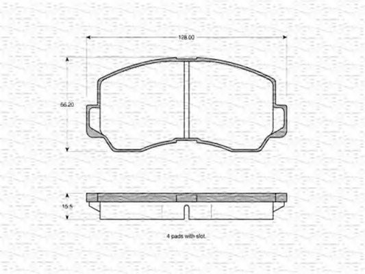 MAGNETI MARELLI 363702160919 Тормозные колодки для MITSUBISHI GALANT II (Митсубиши/митсубиси Галант 2) MAGNETI MARELLI 363702160919 Тормозные колодки для MITSUBISHI GALANT II (Митсубиши/митсубиси Галант 2)