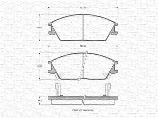 MAGNETI MARELLI 363702160972 Тормозные колодки для HYUNDAI EXCEL (Хендай Эxcэл) MAGNETI MARELLI 363702160972 Тормозные колодки для HYUNDAI EXCEL (Хендай Эxcэл)