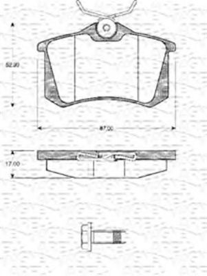 MAGNETI MARELLI 363702161022 Тормозные колодки для SEAT ALTEA (Сеат Алтэа) MAGNETI MARELLI 363702161022 Тормозные колодки для SEAT ALTEA (Сеат Алтэа)