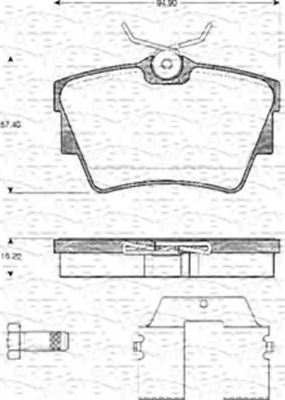 MAGNETI MARELLI 363702161078 Тормозные колодки для VOLKSWAGEN T4 CARAVELLE (Фольксваген Т4 cараvэллэ) MAGNETI MARELLI 363702161078 Тормозные колодки для VOLKSWAGEN T4 CARAVELLE (Фольксваген Т4 cараvэллэ)