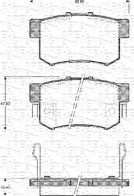 MAGNETI MARELLI 363702161121 Тормозные колодки для HONDA SHUTTLE (Хонда Шуттлэ) MAGNETI MARELLI 363702161121 Тормозные колодки для HONDA SHUTTLE (Хонда Шуттлэ)
