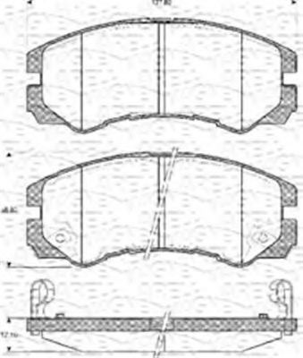 MAGNETI MARELLI 363702161124 Тормозные колодки для OPEL FRONTERA B (Опель Фронтера б) MAGNETI MARELLI 363702161124 Тормозные колодки для OPEL FRONTERA B (Опель Фронтера б)