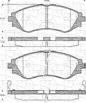MAGNETI MARELLI 363702161142 Тормозные колодки для DAEWOO KONDOR (Дэу Кондор) MAGNETI MARELLI 363702161142 Тормозные колодки для DAEWOO KONDOR (Дэу Кондор)