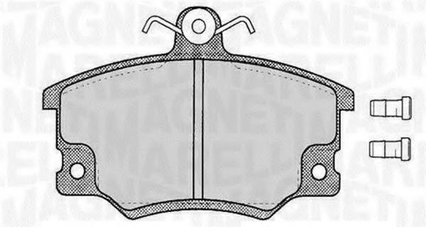MAGNETI MARELLI 363916060105 Тормозные колодки для FIAT TEMPRA (Фиат Тэмпра) MAGNETI MARELLI 363916060105 Тормозные колодки для FIAT TEMPRA (Фиат Тэмпра)