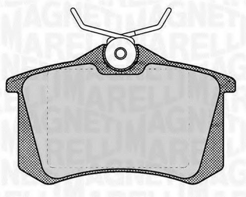 MAGNETI MARELLI 363916060131 Тормозные колодки для SEAT ALTEA (Сеат Алтэа) MAGNETI MARELLI 363916060131 Тормозные колодки для SEAT ALTEA (Сеат Алтэа)
