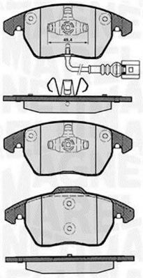 MAGNETI MARELLI 363916060135 Тормозные колодки для SEAT ALTEA (Сеат Алтэа) MAGNETI MARELLI 363916060135 Тормозные колодки для SEAT ALTEA (Сеат Алтэа)