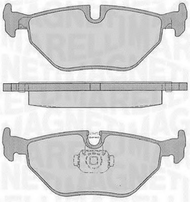 MAGNETI MARELLI 363916060157 Тормозные колодки для BMW (Бмв) MAGNETI MARELLI 363916060157 Тормозные колодки для BMW (Бмв)
