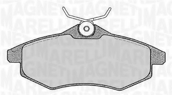 MAGNETI MARELLI 363916060173 Тормозные колодки для CITROëN (Cитроëн) MAGNETI MARELLI 363916060173 Тормозные колодки для CITROëN (Cитроëн)