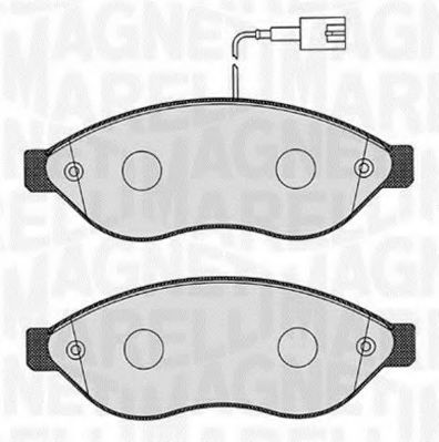 MAGNETI MARELLI 363916060189 Тормозные колодки для FIAT (Фиат) MAGNETI MARELLI 363916060189 Тормозные колодки для FIAT (Фиат)