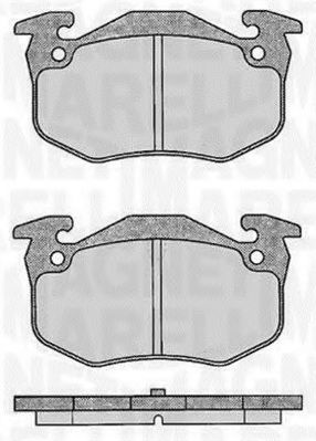 MAGNETI MARELLI 363916060197 Тормозные колодки для RENAULT CLIO I (Рено Cлио и) MAGNETI MARELLI 363916060197 Тормозные колодки для RENAULT CLIO I (Рено Cлио и)