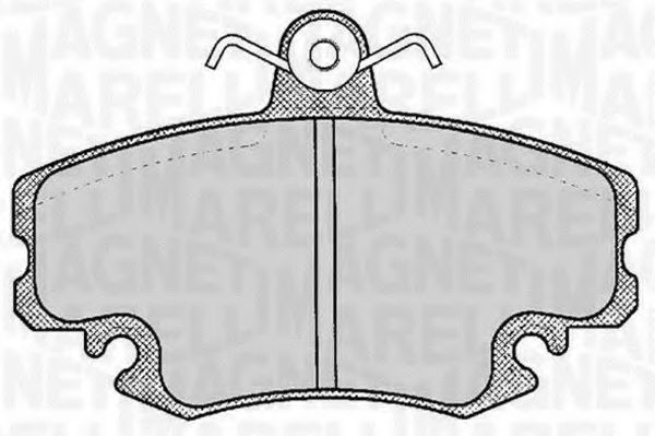 MAGNETI MARELLI 363916060204 Тормозные колодки для RENAULT CLIO I (Рено Cлио и) MAGNETI MARELLI 363916060204 Тормозные колодки для RENAULT CLIO I (Рено Cлио и)