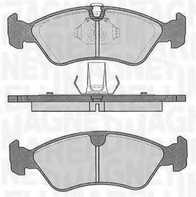 MAGNETI MARELLI 363916060205 Тормозные колодки для DAEWOO (Дэу) MAGNETI MARELLI 363916060205 Тормозные колодки для DAEWOO (Дэу)