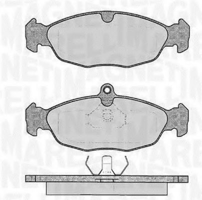 MAGNETI MARELLI 363916060208 Тормозные колодки для OPEL CORSA A (Опель Cорса а) MAGNETI MARELLI 363916060208 Тормозные колодки для OPEL CORSA A (Опель Cорса а)