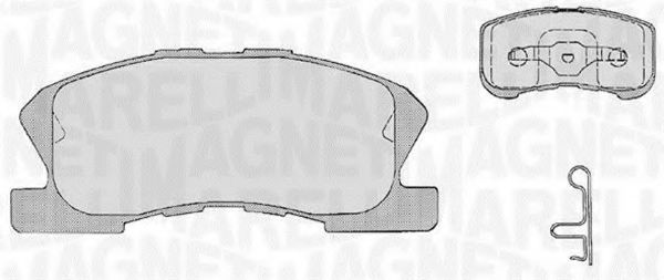 MAGNETI MARELLI 363916060209 Тормозные колодки для DAIHATSU SIRION (Дайхатсу Сирион) MAGNETI MARELLI 363916060209 Тормозные колодки для DAIHATSU SIRION (Дайхатсу Сирион)