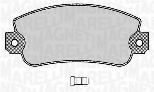 MAGNETI MARELLI 363916060212 Тормозные колодки для FIAT STRADA II (Фиат Страда 2) MAGNETI MARELLI 363916060212 Тормозные колодки для FIAT STRADA II (Фиат Страда 2)
