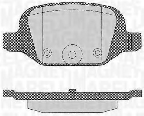 MAGNETI MARELLI 363916060216 Тормозные колодки для FIAT 500 C (Фиат 500 c) MAGNETI MARELLI 363916060216 Тормозные колодки для FIAT 500 C (Фиат 500 c)