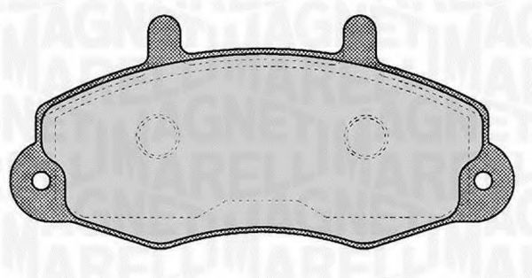 MAGNETI MARELLI 363916060268 Тормозные колодки для FORD TRANSIT (Форд Трансит) MAGNETI MARELLI 363916060268 Тормозные колодки для FORD TRANSIT (Форд Трансит)