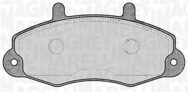 MAGNETI MARELLI 363916060269 Тормозные колодки для FORD TRANSIT (Форд Трансит) MAGNETI MARELLI 363916060269 Тормозные колодки для FORD TRANSIT (Форд Трансит)
