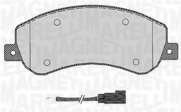 MAGNETI MARELLI 363916060272 Тормозные колодки для VOLKSWAGEN AMAROK (Фольксваген Амарок) MAGNETI MARELLI 363916060272 Тормозные колодки для VOLKSWAGEN AMAROK (Фольксваген Амарок)