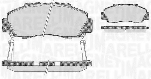 MAGNETI MARELLI 363916060274 Тормозные колодки для HONDA SHUTTLE (Хонда Шуттлэ) MAGNETI MARELLI 363916060274 Тормозные колодки для HONDA SHUTTLE (Хонда Шуттлэ)