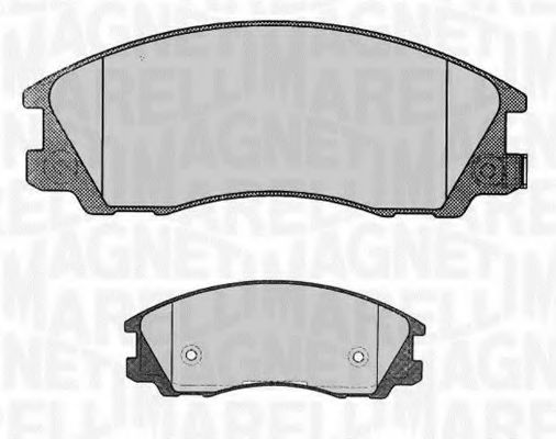 MAGNETI MARELLI 363916060282 Тормозные колодки для HYUNDAI MONTANA (Хендай Монтана) MAGNETI MARELLI 363916060282 Тормозные колодки для HYUNDAI MONTANA (Хендай Монтана)