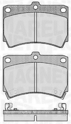 MAGNETI MARELLI 363916060286 Тормозные колодки для MAZDA FAMILIA V (Мазда Фамилиа v) MAGNETI MARELLI 363916060286 Тормозные колодки для MAZDA FAMILIA V (Мазда Фамилиа v)