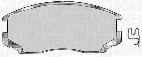 MAGNETI MARELLI 363916060333 Тормозные колодки для MITSUBISHI LANCER IV (Митсубиши/митсубиси Ланcэр иv) MAGNETI MARELLI 363916060333 Тормозные колодки для MITSUBISHI LANCER IV (Митсубиши/митсубиси Ланcэр иv)