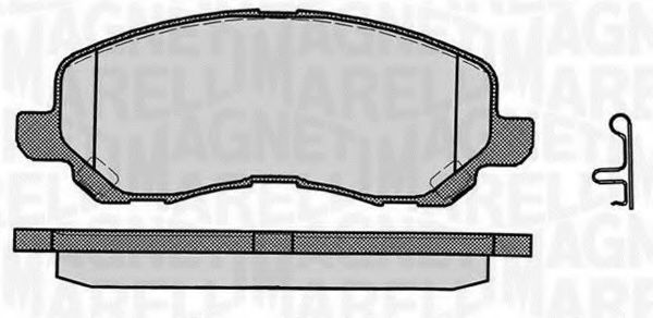 MAGNETI MARELLI 363916060338 Тормозные колодки для MITSUBISHI LANCER (Митсубиши/митсубиси Ланcэр) MAGNETI MARELLI 363916060338 Тормозные колодки для MITSUBISHI LANCER (Митсубиши/митсубиси Ланcэр)