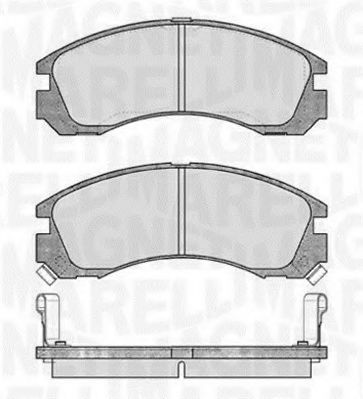 MAGNETI MARELLI 363916060339 Тормозные колодки для MITSUBISHI COLT/RODEO (Митсубиши/митсубиси Cолт/родэо) MAGNETI MARELLI 363916060339 Тормозные колодки для MITSUBISHI COLT/RODEO (Митсубиши/митсубиси Cолт/родэо)