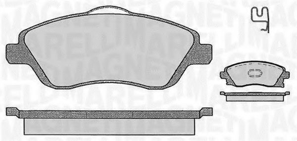 MAGNETI MARELLI 363916060362 Тормозные колодки для OPEL VITA C (Опель Vита c) MAGNETI MARELLI 363916060362 Тормозные колодки для OPEL VITA C (Опель Vита c)