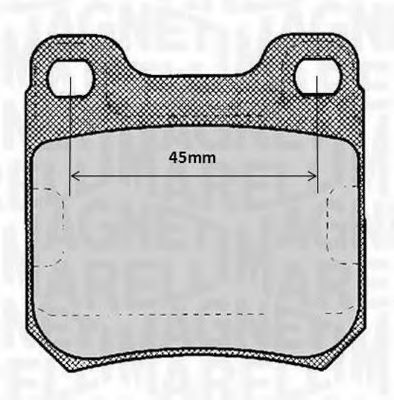 MAGNETI MARELLI 363916060368 Тормозные колодки для OPEL OMEGA A (Опель Омэга а) MAGNETI MARELLI 363916060368 Тормозные колодки для OPEL OMEGA A (Опель Омэга а)